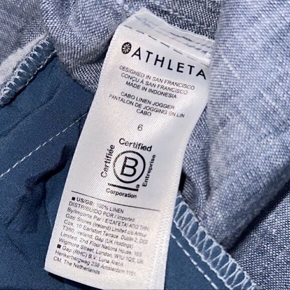 Athleta Linen Ladies Pants - Picture 3 of 6